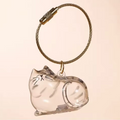 Chaveiro de Acrílico para Pelos de Gatos