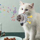 Brinquedo Pássaro Elétrico Recarregável para Gatos