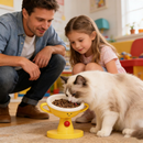 Tigela Inclinável de Cerâmica para Gatos