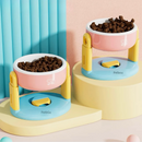 Tigela Ajustável Antiderrapante para Gatos